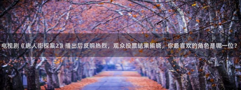 电视剧《唐人街探案2》播出后反响热烈，观众投票结果揭晓，你最喜欢的角色是哪一位？